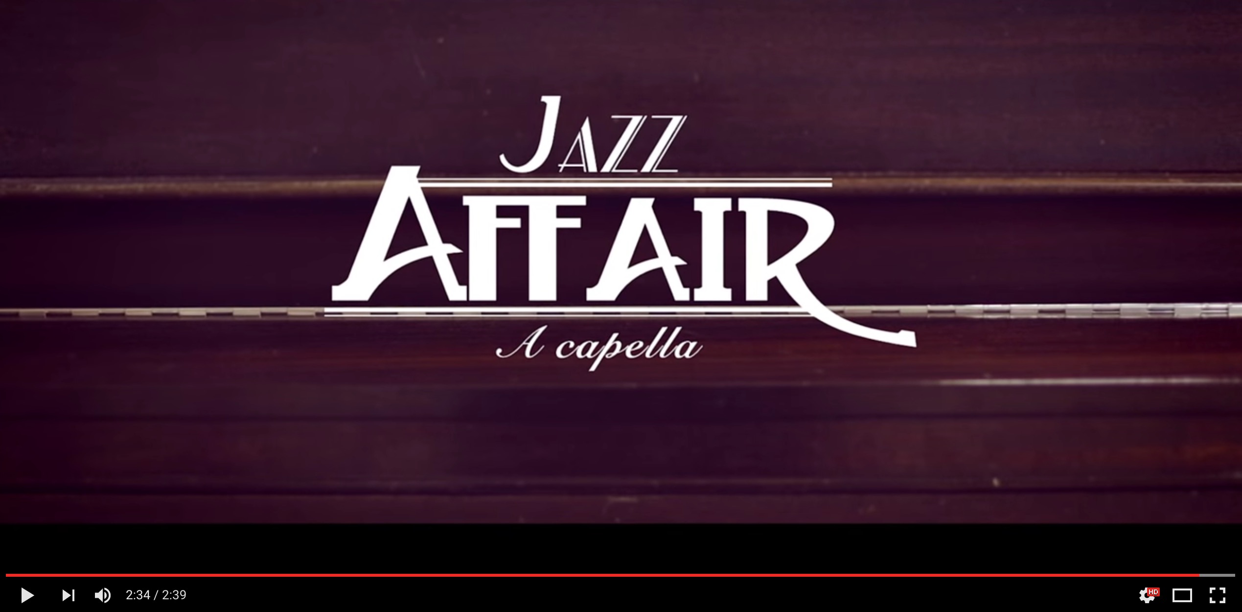 Vidéo promo pour Jazz Affair